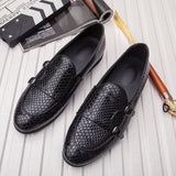 New British Stylist Men's Trend Monk Strap Shoes Male Moccasins Wedding Prom Homecoming Office Party Footwear Zapatos De Novio jinquedai