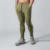 New fashion men's sports pants foot zipper Slim men's trousers streetwear outdoor exercise sports casual pants jinquedai