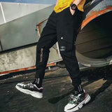 Streetwear Men's Multi Pockets Cargo Harem Pants Hip Hop Casual Male Track Pants Joggers Trousers Fashion Harajuku Men Pants jinquedai