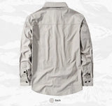 Jingquedai   Long Sleeve Young Men&#39;s 2022 Spring New Denim Large Loose Tooling Coat Inch Shirt Fashion Special Counter Genuine jinquedai
