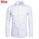 Jingquedai   Men&#39;s Top Quality Dress Shirts 2021 Fashion New Slim Fit Long Sleeve Shirt Men Black White Formal Button Up Shirt Chemise Homme jinquedai