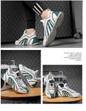 Jinquedai summer new sports shoes men's high-top leather lightweight casual shoes men's shoes ins old shoes bag bottom white shoes jinquedai