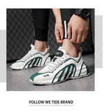 Jinquedai summer new sports shoes men's high-top leather lightweight casual shoes men's shoes ins old shoes bag bottom white shoes jinquedai