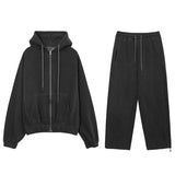 2061 Cropped Zip-Up Hoodie & Sweatpants mysite