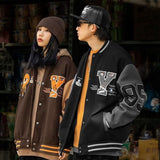 Jinquedai  hiphop jacket men and women autumn and winter coat casual handsome fashion loose versatile high-quality oversized jacket jinquedai