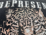 Jinquedai   Vintage REPRESENT THE SPIRIT UNTAMED T-SHIRT Men Women 1:1 Best Quality Wash Leopard Graphic Represent T Shirt Tops Tee jinquedai