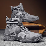 Autumn New Military Boots for Men Camouflage Desert Boots High-top Sneakers Non-slip Work Shoes for Men Buty Robocze Meskie jinquedai