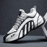 Jinquedai summer new sports shoes men's high-top leather lightweight casual shoes men's shoes ins old shoes bag bottom white shoes jinquedai
