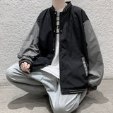 Autumn Letter Print Streetwear Baseball Jacket Men Loose Varsity Clothing Harajuku Sweatshirt Mens Varsity Coat Bomber Jackets jinquedai