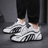 Jinquedai summer new sports shoes men's high-top leather lightweight casual shoes men's shoes ins old shoes bag bottom white shoes jinquedai
