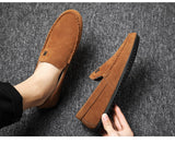 Men Shoes Black Loafers Slip on Male Footwear Adulto Driving Moccasin Soft Comfortable Casual driving Shoes Men Sneakers Flats jinquedai