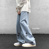 Hybskr Oversized Harajuku Printed Men's Jeans Baggy Straight Male Streetwear Denim Pants Casual Fashion Hip Hop 5XL Trousers jinquedai