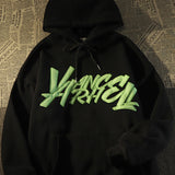 Spring and autumn women big dchiphop street funny head hooded sweater men and women ins hip-hop loose hooded jacket tide jinquedai