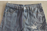 New American style Vintage high Street ManY2K Autumn Winter Loose  hundred Take Straightcylinderfeeling Couple longpants jinquedai