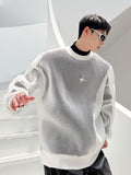 Darkwear Hollowed Out Mesh Design Long Sleeve Men Sweatshirt  New Autumn Korean Fashion Long Sleeve Male Tops jinquedai