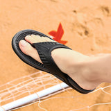 New Arrive Massage Flip-flops Men Slippers Summer Beach Sandals Comfortable for Men Fashion Flip Flops Big Size jinquedai