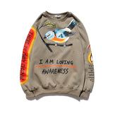 LUCKY ME I SEE GHOST Hoodie Men Women FEEL Kanye West Kid Cudi Hoodies Kids See Ghost Sweatshirts Foam Print Pullovers jinquedai