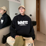 Korean Style Women Sweatshirts Casual Fashion Letter Graphic Female Hoodies Autumn New Men Jumpers Clothing jinquedai