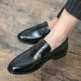 Men's Dress Shoes Men Wedding Fashion Office High Quality Leather Comfy Business Formal Italy Shoes Men Shoes Plus Size 38~48 jinquedai