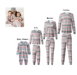 Family Matching Clothes Christmas Pajamas Set Mother Father Kids Son Matching Outfits Baby Girl Rompers Sleepwear Pyjamas jinquedai