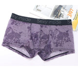 Men Boxer Shorts Look Wet See Through Man Sexy U Convex Underwear?Summer Quick-Drying Panties Mesh Ice Silk Sleep Bottoms? jinquedai