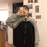 Jinquedai  hiphop jacket men and women autumn and winter coat casual handsome fashion loose versatile high-quality oversized jacket jinquedai