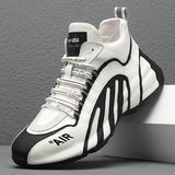 Jinquedai summer new sports shoes men's high-top leather lightweight casual shoes men's shoes ins old shoes bag bottom white shoes jinquedai