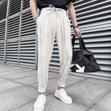 2022 Brand Clothing Men's Spring High Quality Casual Pants/Male Spring Fashion Business casual Trousers 29-36 jinquedai