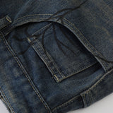 Y2K Blue Denim Shorts Spider Cobweb Printed Summer Loose Casual Jeans Shorts Fashion Harajuku Hip Hop Streetwear Shorts for Men jinquedai