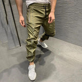 Autumn NEW Pencil pants with small feet Streetwear Fitness Pants Men Hip Hop Sweatpants Mens Casual Joggers Unisex Sweatpants jinquedai