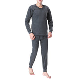 Men's Thermal Underwear Long Johns Pajama Set Casual Elastic Winter Warm Thermo Thick Slim Skinny Tops Pants For Male Clothes jinquedai