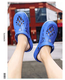 Unisex Fashion  Sandals Men Summer Beach Flip Flops Ladies Garden Clogs Waterproof Anti-Slip Slipper Big Size Sandalias Man jinquedai