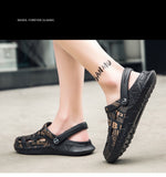 Men Sandals Summer  New Design Fashion Summer Beach Womens's Shoes Men Breathable Wear-resistant Casual Sandals Mens Sneaker jinquedai