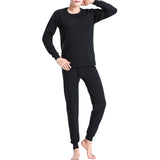 Men's Thermal Underwear Long Johns Pajama Set Casual Elastic Winter Warm Thermo Thick Slim Skinny Tops Pants For Male Clothes jinquedai