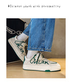 Jinquedai Men's Fashion Casual Shoes LowTop Sneaker New Shoes High Quality Non-slip Walking Shoe Zapatillas jinquedai