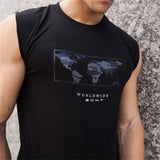 Summer Gyms Sleeveless t shirt Cotton casual Men Bodybuilding Fitness Mens fashion T Shirts Clothes Tees Tops ropa hombre jinquedai