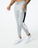 New Men's gym jogging exercise fitness Running Long pants male autumn fitness fitness outdoor training suit hooded track pants jinquedai