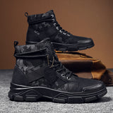 Autumn New Military Boots for Men Camouflage Desert Boots High-top Sneakers Non-slip Work Shoes for Men Buty Robocze Meskie jinquedai