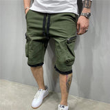 Men's Summer quick-drying Multi-pocket sport casual cargo shorts Men Casual hip fitness shorts jogging short pants streetwear jinquedai