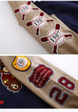 Autumn and winter new baseball clothes design sense niche men and women Y2K Little Bear Embroidery  couples casual jacket jinquedai