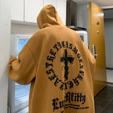 Gothic Men Hip Hop Streetwear Loose Hoodies Fashion Harajuku Autumn Hooded Unisex Sweatshirts Casual Male Pullovers jinquedai