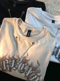 Jinquedai Oversized T-shirts Women Men Tops T Shirt Short Sleeves Chain Summer Clothes Grunge Accessories Y2k Aesthetic Tee Vintage Tshirt jinquedai