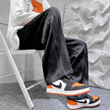 Oversized Pants Wide Pants Japanese Men Harajuku Streetwear Casual Trousers Hip Hop Loose Sport Sweatpants Skateboard Pants jinquedai