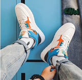 Casual Men Shoes for Mens Board Trendy Off White Sports Hundred Design Sneakers Man Sapatos Formais Masculinos jinquedai