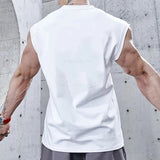 New Gyms Tank Top Summer Brand Sleeveless Shirt Sports Fitness Tank Top Men printing bodybuilding undershirt Running vest jinquedai