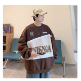 Oversized Men's American Style Hoodies Fashion Harajuku O Neck Streetwear Sweatshirts Hip Hop Male Casual Autumn Pullovers jinquedai