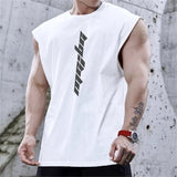 New Gyms Tank Top Summer Brand Sleeveless Shirt Sports Fitness Tank Top Men printing bodybuilding undershirt Running vest jinquedai