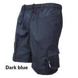 Mens Cargo Shorts New Side Multi-pockets Men Loose Work Shorts Casual Short Pants Male Plus Size Summer Outdoor Shorts jinquedai