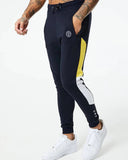 New Men's gym jogging exercise fitness Running Long pants male autumn fitness fitness outdoor training suit hooded track pants jinquedai