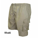 Mens Cargo Shorts New Side Multi-pockets Men Loose Work Shorts Casual Short Pants Male Plus Size Summer Outdoor Shorts jinquedai